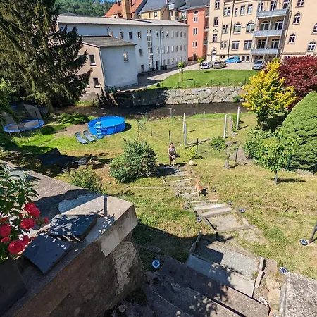 Urlaubsmagie - Ferienwohnung Uhunest - Gemeinschaftsgarten Mit Pool & Sauna * Sebnitz