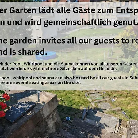 Urlaubsmagie - Uhunest - Gemeinschaftsgarten Mit Pool & Sauna Apartmán *
